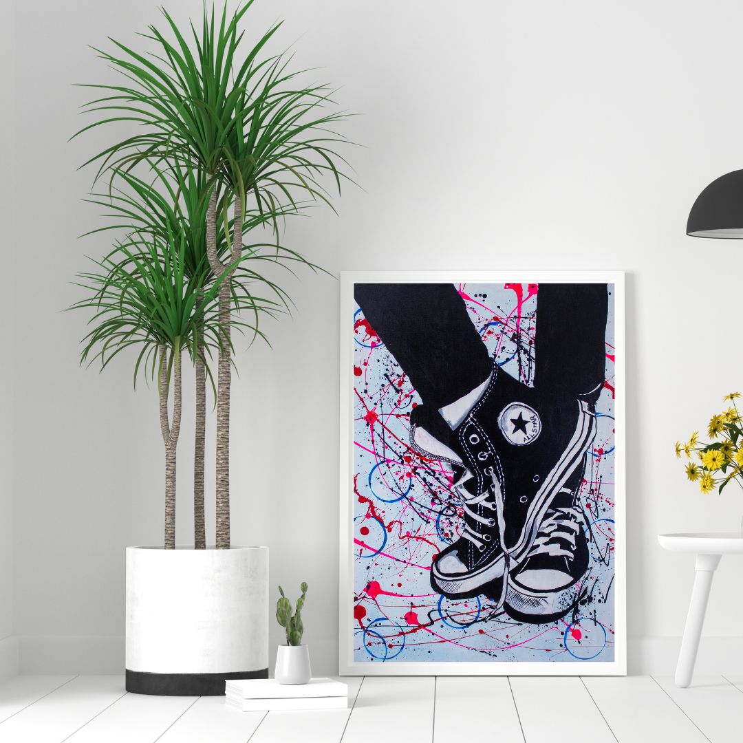 All Splash Star — Peinture Acrylique Originale sur Toile